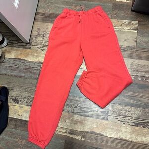 Comfy Coral Sweatpants